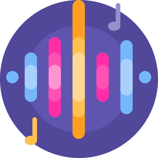 a colorful simple wave shape