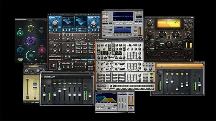 a bunch music softwares